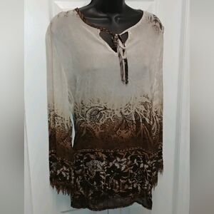 Frank Lyman Designs beaded top